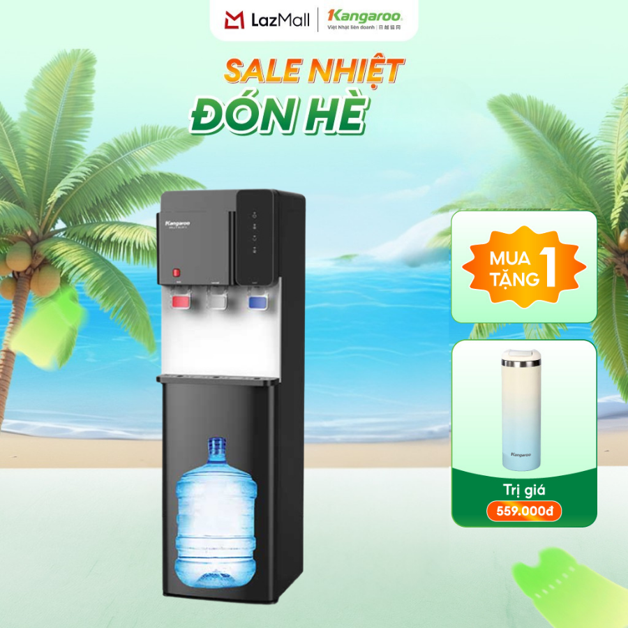 [Voucher 15%] Máy làm nóng lạnh nước uống Kangaroo KG599A3