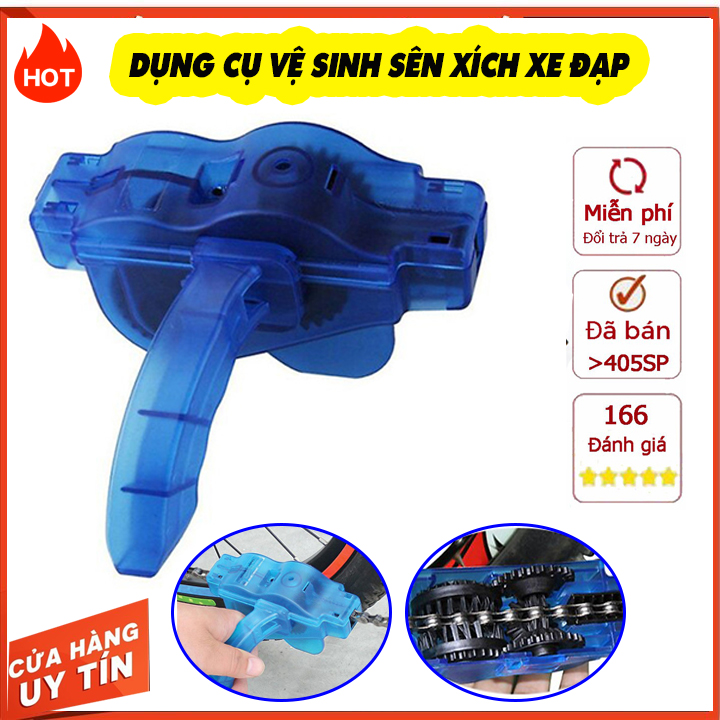 Bộ dụng cụ vệ sinh sên xích xe đạp hộp rửa làm sạch nhông dĩa