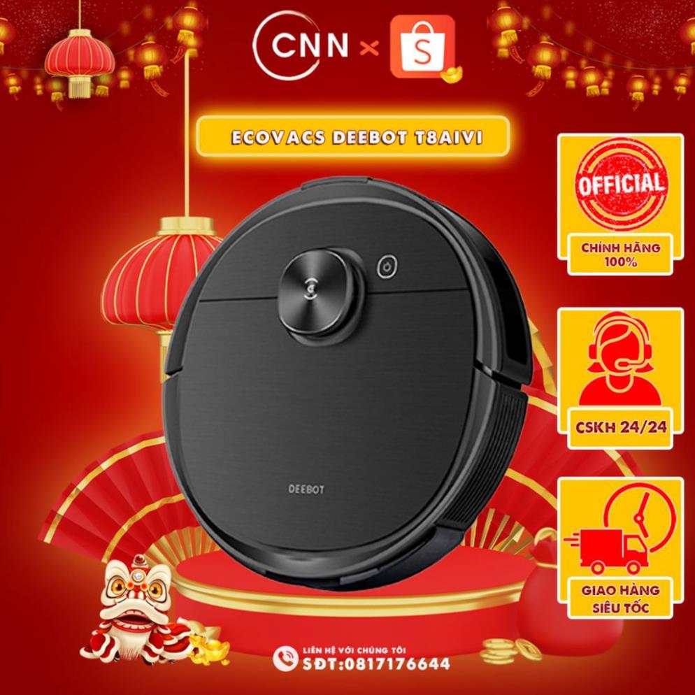 Robot Hút Bụi DDBOOT ROBOT - Robot Hút Bụi Lau Nhà Ecovacs Deebot T8aivi B