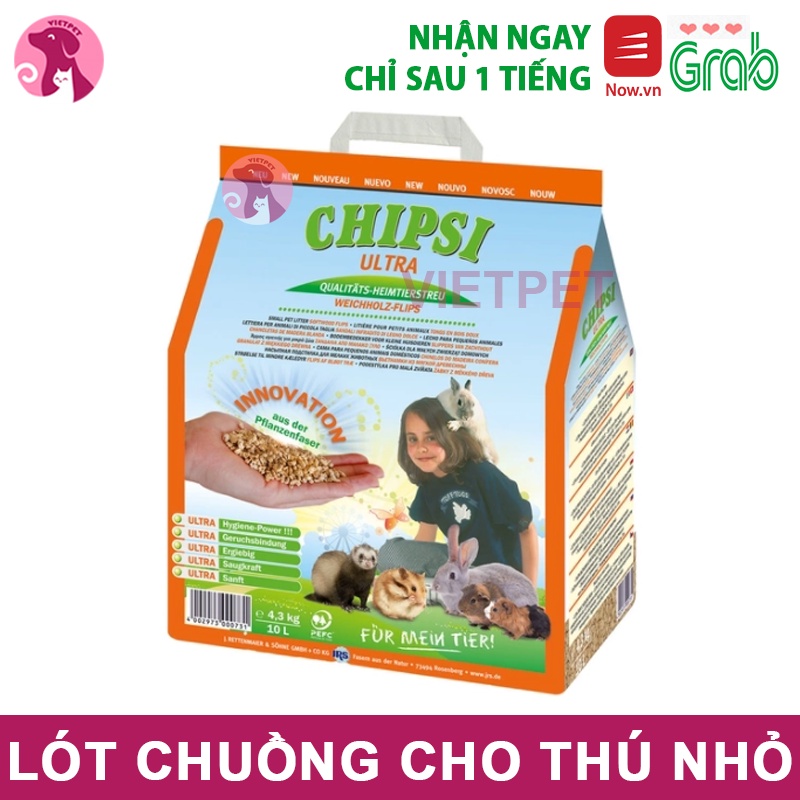 Lót Chuồng Cho Thú Nhỏ Chipsi Ultra