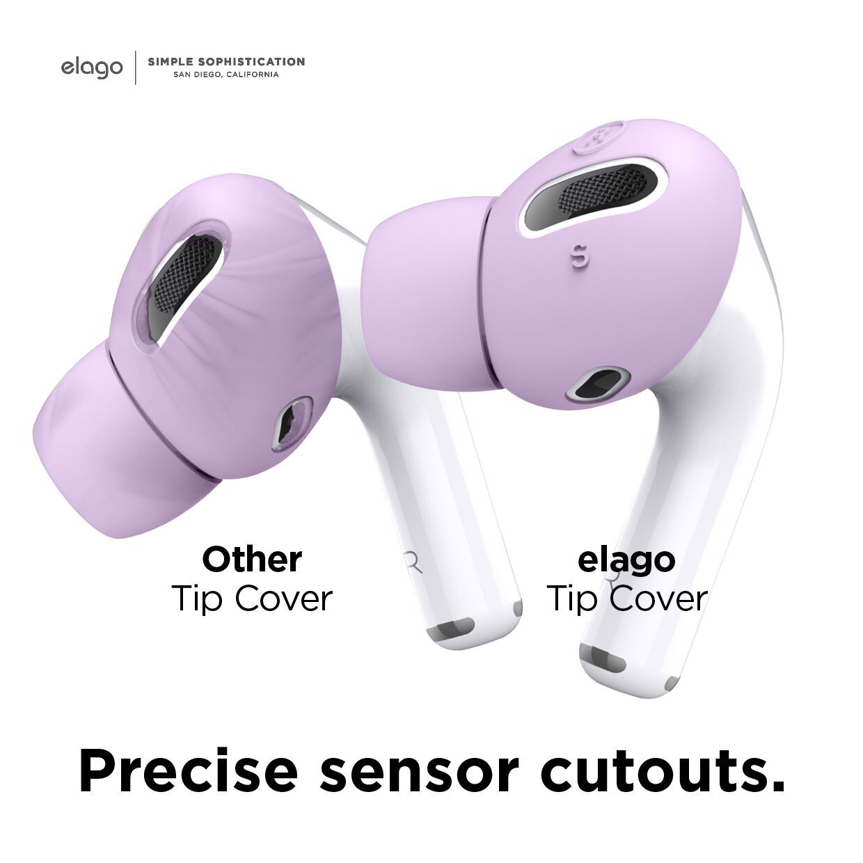 Nút bọc tai nghe Airpods Pro Earbud Plus thương hiệu Elago