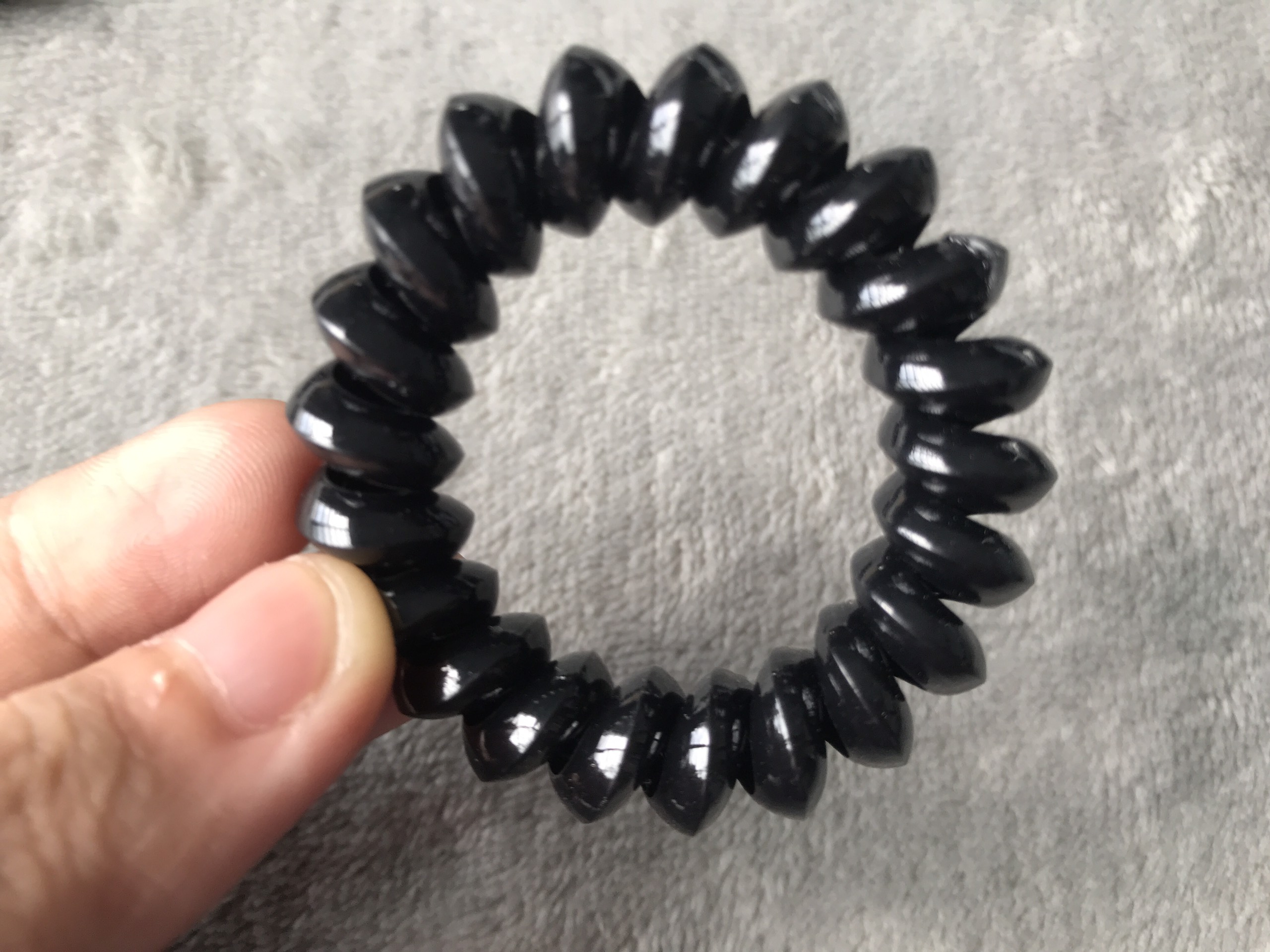 Combo 5 Dây Buộc Tóc, Cột Tóc Lò Xo Màu  Đen (Có thể làm vòng tay, móc khoá)