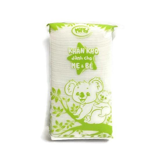 Khăn vải khô đa năng Mipbi loại bản to 300g/Gói