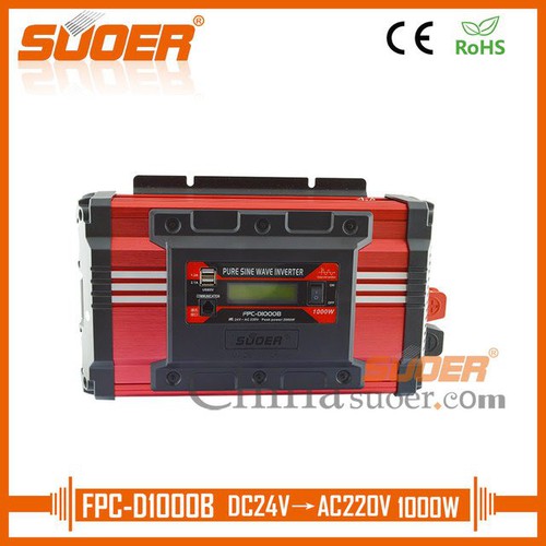 [HCM]Bộ đổi điện sin chuẩn 1000w 24v sang 220v có đồng hồ hiển thị - FPC-D1000B
