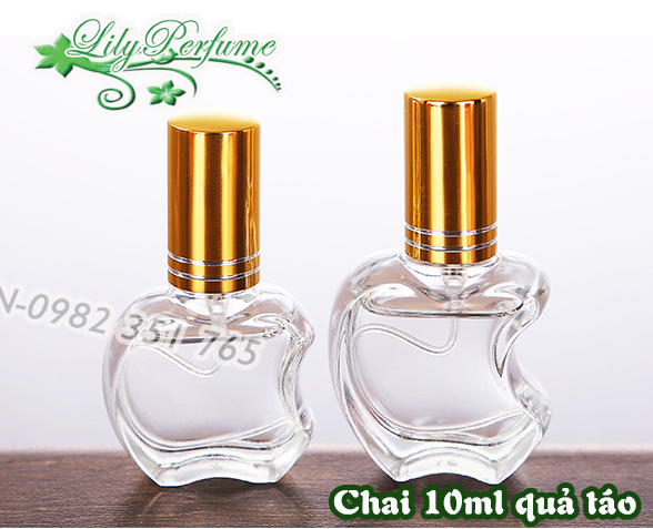 Lọ chiết nước hoa 10ml táo cắn dở (Vỏ chiết nước hoa/Ống chiết nước hoa/Chai chiết nước hoa)