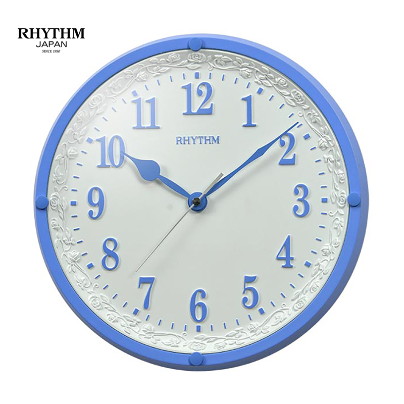 Đồng hồ treo tường Rhythm CMG515NR04 Value Added Wall Clocks (Xanh dương) Giá 2,090,000 Đồng*Miễn phí vận chuyển