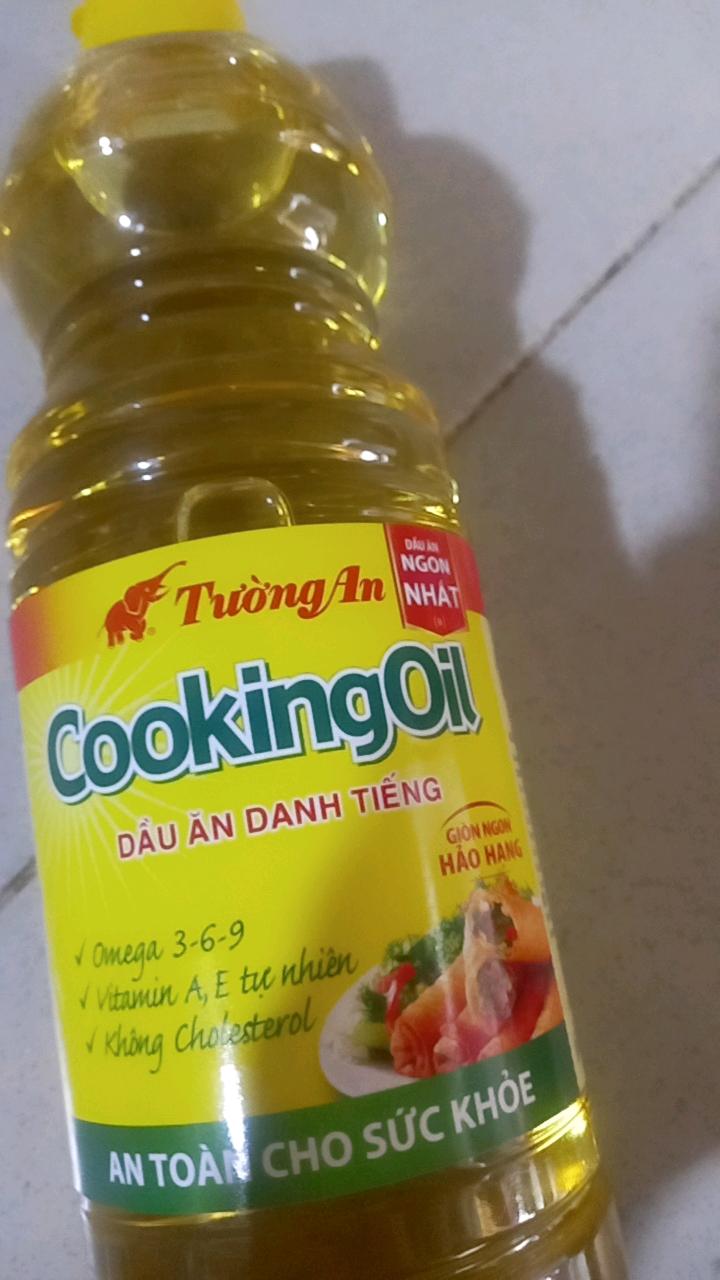 Dầu thực vật tường an cooking oil 1 lít/ 1l date luôn mới