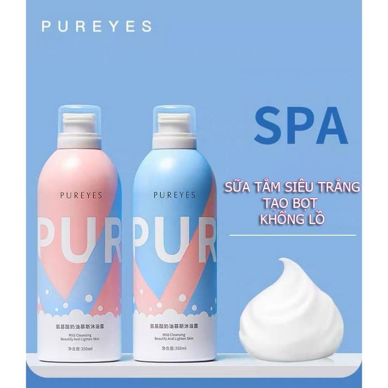 [CHÍNH HÃNG] Sữa tắm tạo bọt trắng da 4 trong 1, sữa tắm trắng da Vitamin C 350ml