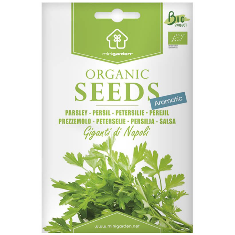 [HCM]Hạt Giống Mùi Tây Parsley "Giganti Di Napoli" Hữu Cơ 100% Organic Nhập Khẩu Minigarden(1 túi từ 3.000 đến 3.600 hạt)