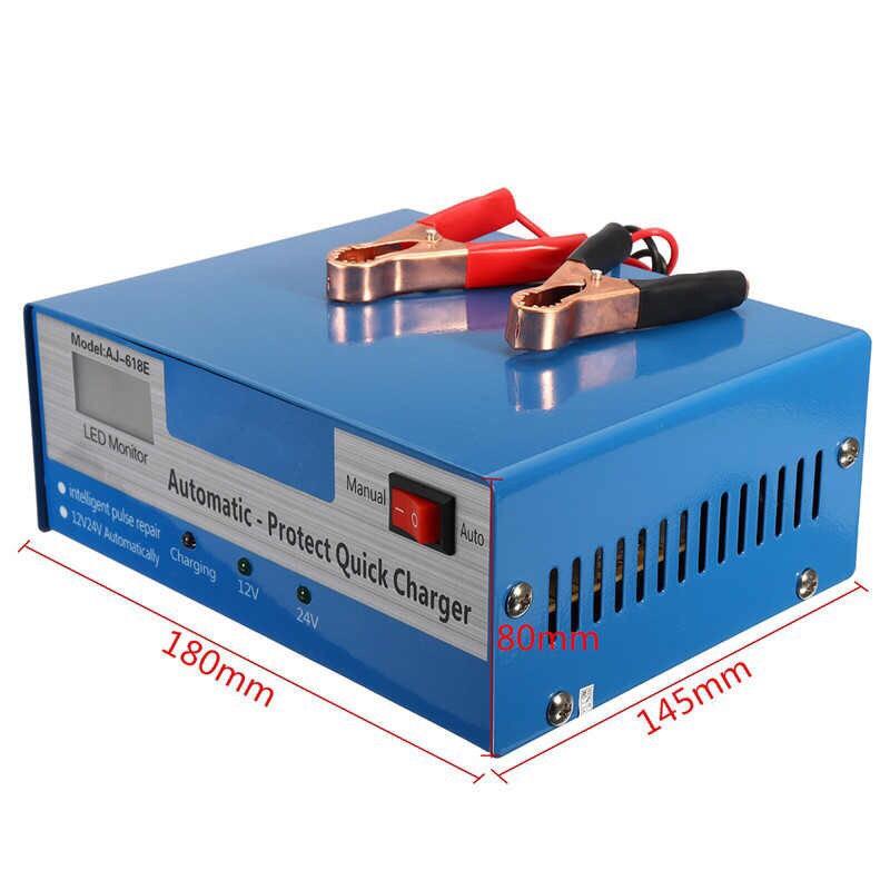 Siêu Sạc Acquy 12 - 24v 200Ah - Sạc có tạo xung khử sunfat - Siêu Sạc Acquy Nạp Acquy AJ-618E Quốc Tế