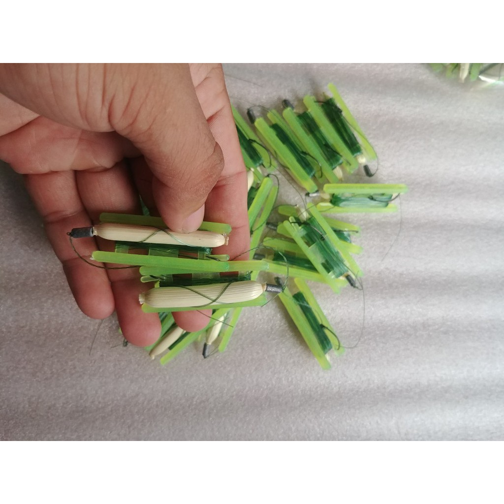 Combo 5 bộ dây phao bắp lưỡi câu cá rô , cá trê