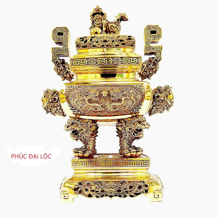 Lư hương vuông Vĩnh Tiến số 3 (VT3) cao 50 cm