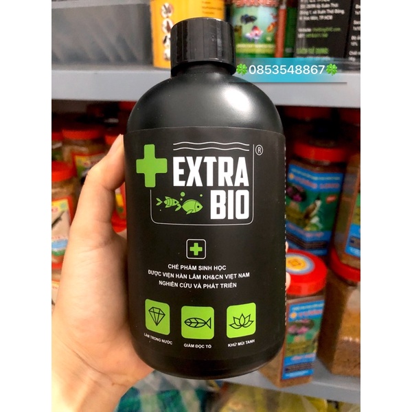 Vi sinh làm trong nước extra bio 125ml - 250ml - 500ml - 1000ml- vi sinh extrabio thế hệ mới.