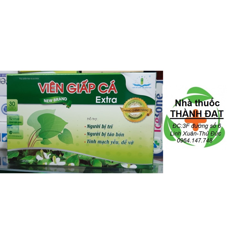 Viên giấp cá extra hộp 30 viên