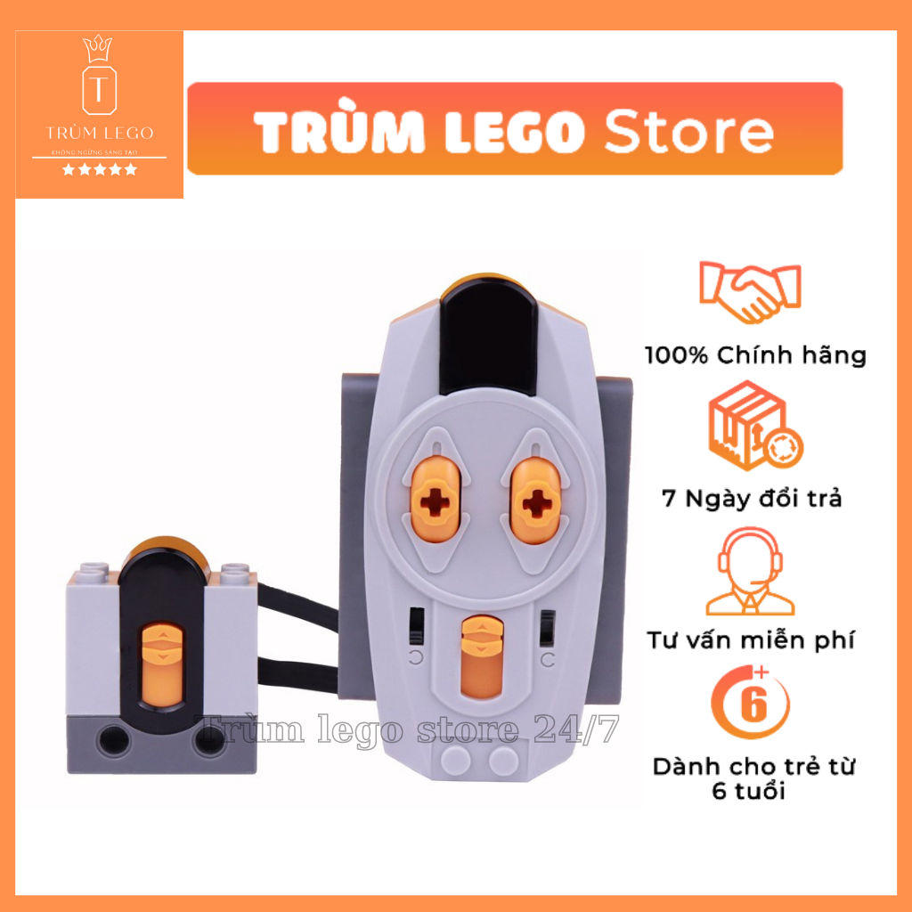 Combo điều khiển từ xa 2.4g 8886 combo gồm cả mắt thu tương thích lego 9686 lego technic chính hãng