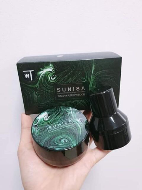 Phấn Nước Che Khuyết Điểm Kèm Gương, Phấn Nước, Phấn Sunisa che phủ khuyết điểm tốt