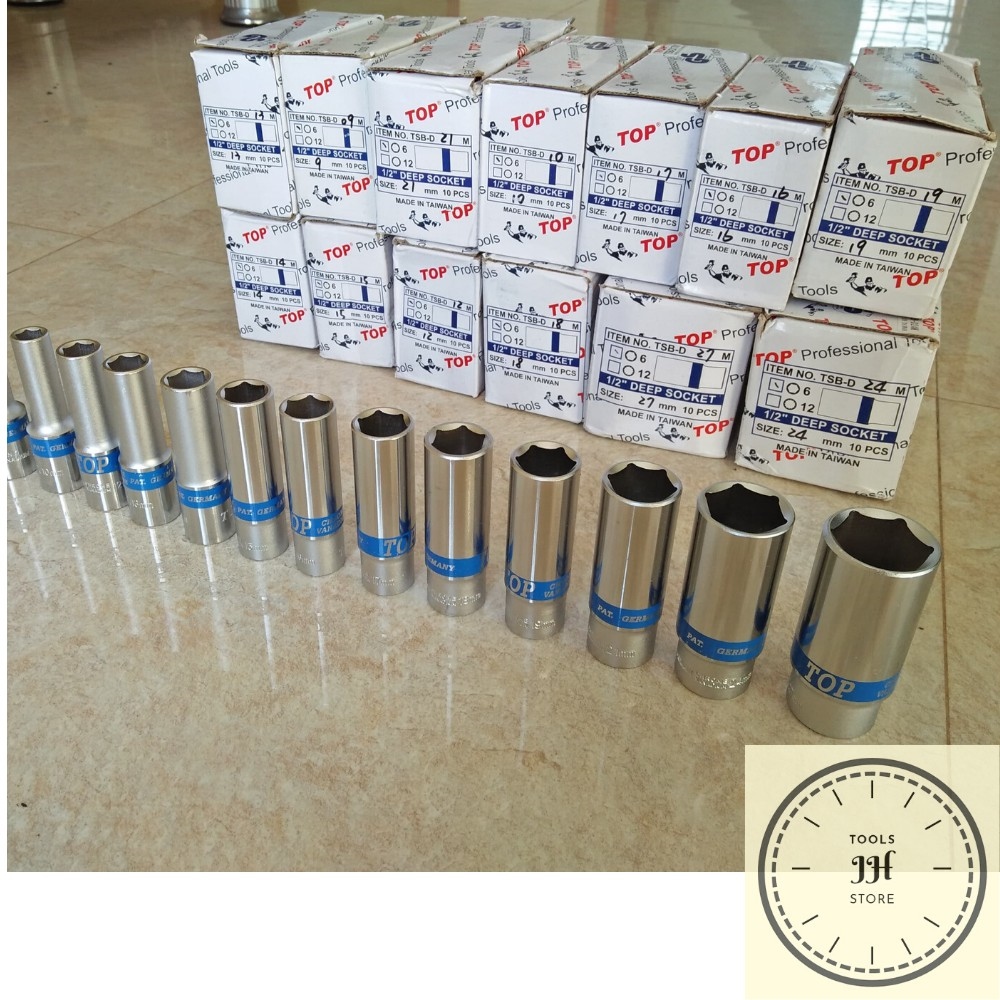 ✖  đầu tuýp đức 1/2 TOP đầu dài tiêu chuẩn đức