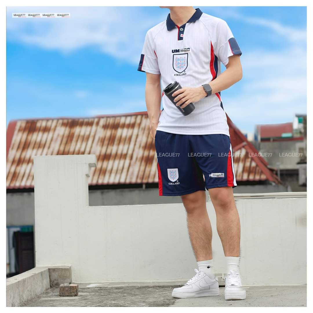 Quần áo bóng đá ĐT ANH 1998 HÀNG CAO CẤP