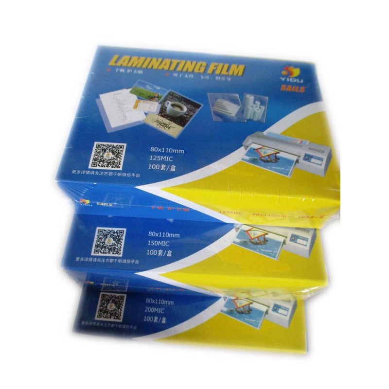 Ép nhựa plastic 80x110mm (125mic, 150mic, 200mic)