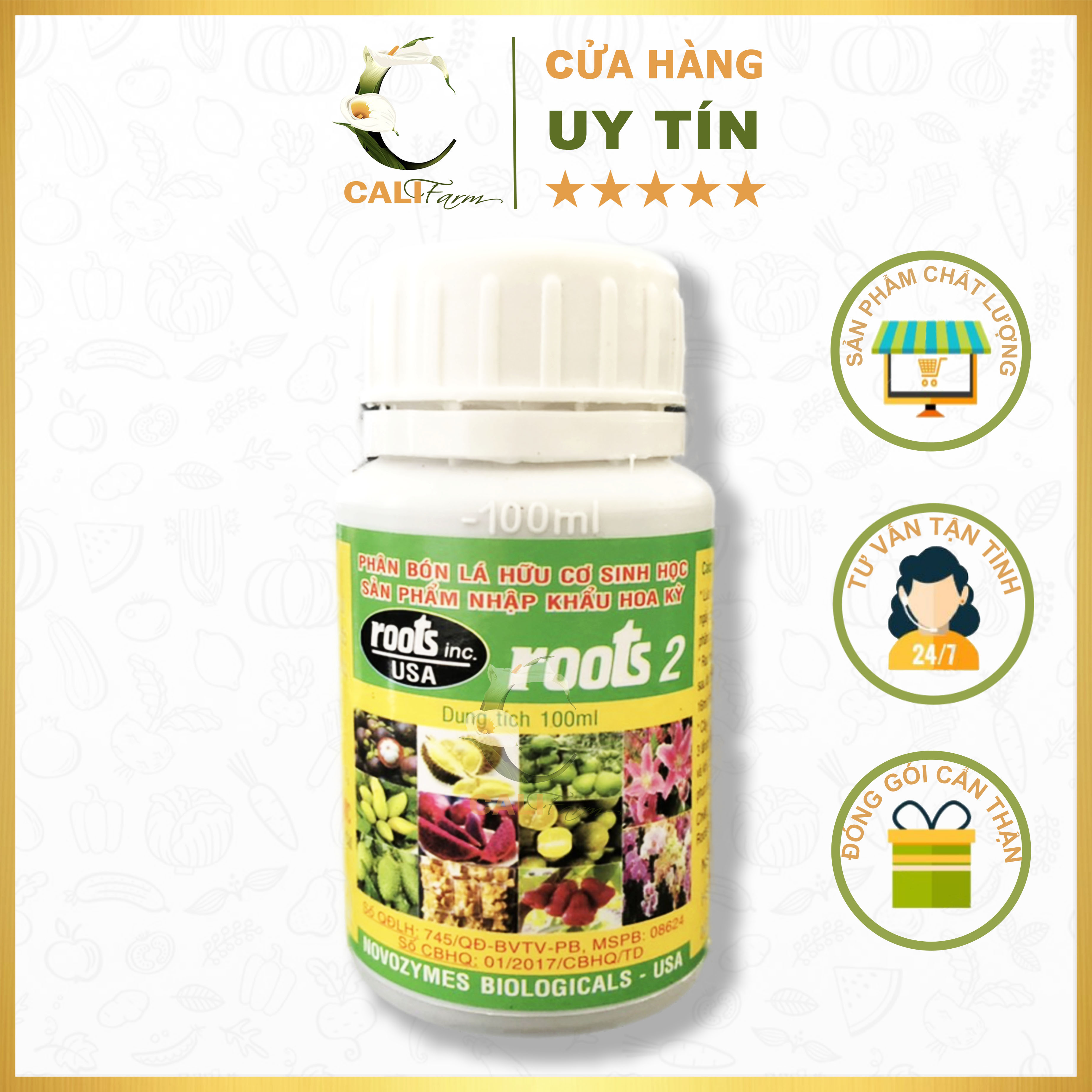 Phân bón lá cao cấp Roots 2 100ml