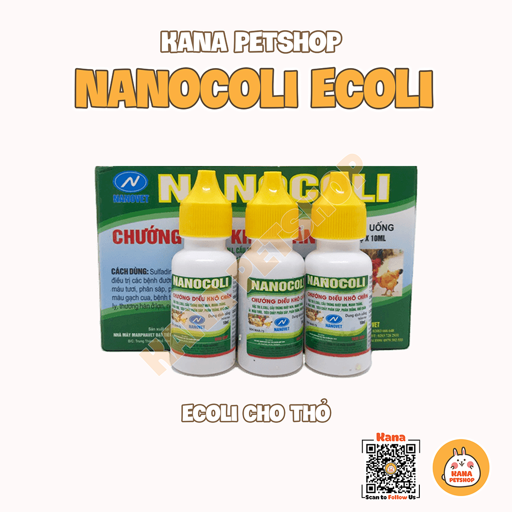 Ecoli cầu trùng cho thỏ 🐹freeship🐹 combo 1 ecoli + 1 cầu trùng cho thỏ