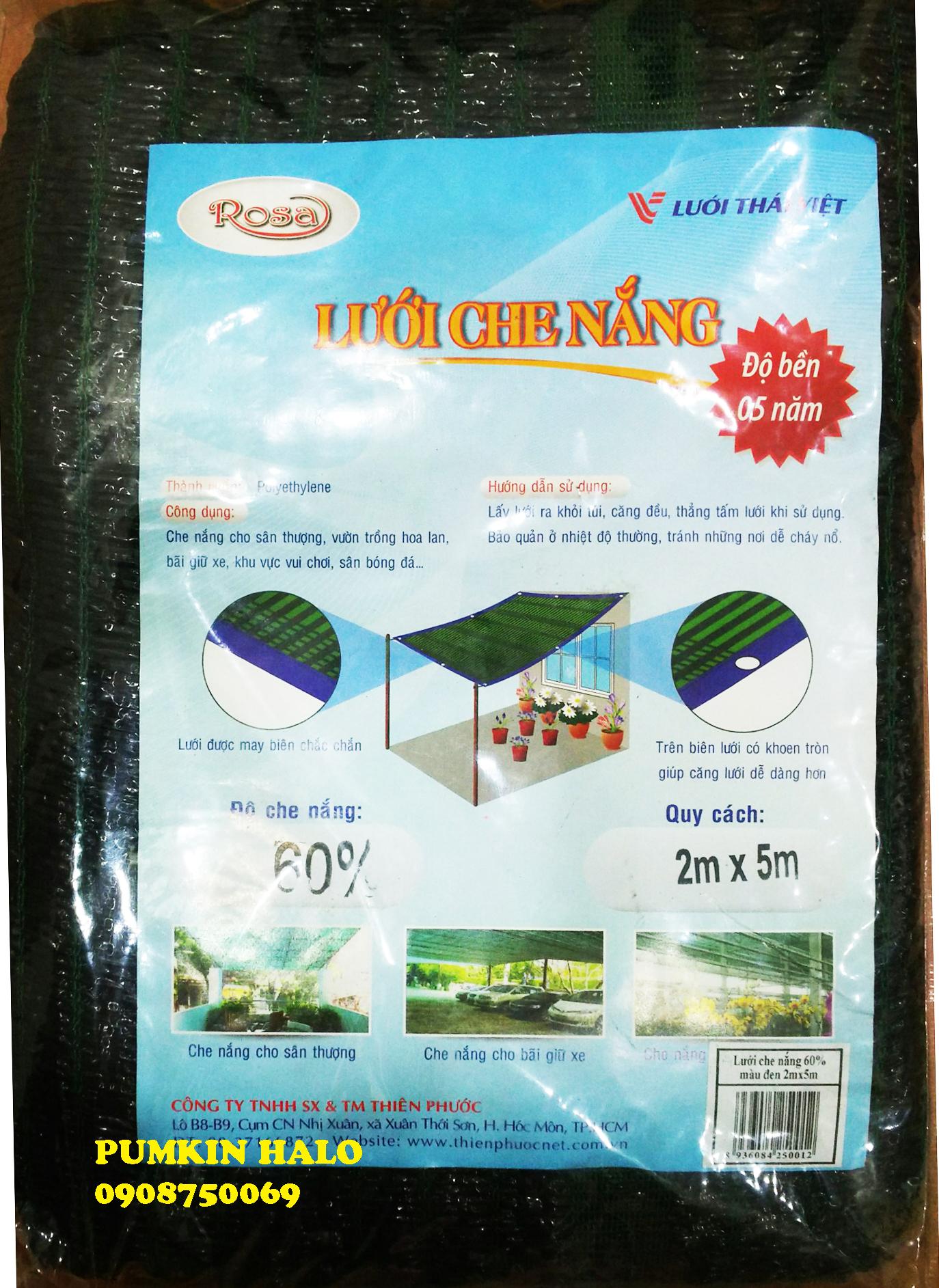 [HCM]LƯỚI CHE NẮNG ROSA 2MX5M -ĐỘ BỀN 05 NĂM.