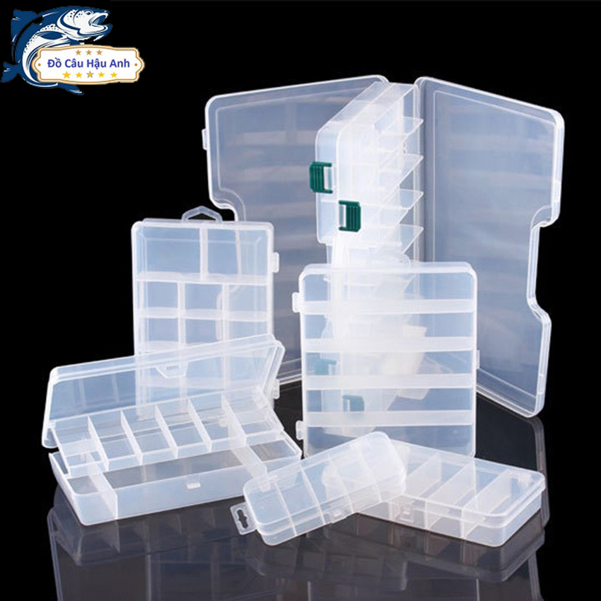 [FreeShip] Hộp đựng mồi câu cá phụ kiện câu cá câu đài HPK1 Hậu Anh FISHING hộp đựng phụ kiện nhựa tổng hợp vô cùng tiện dụng
