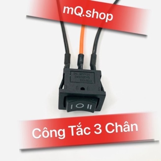 💥 CÔNG TẮC GẠT 3 CHÂN LOẠI TỐT + KÈM RẮC CẮM 💥 GIÁ 1 CHIẾC💥