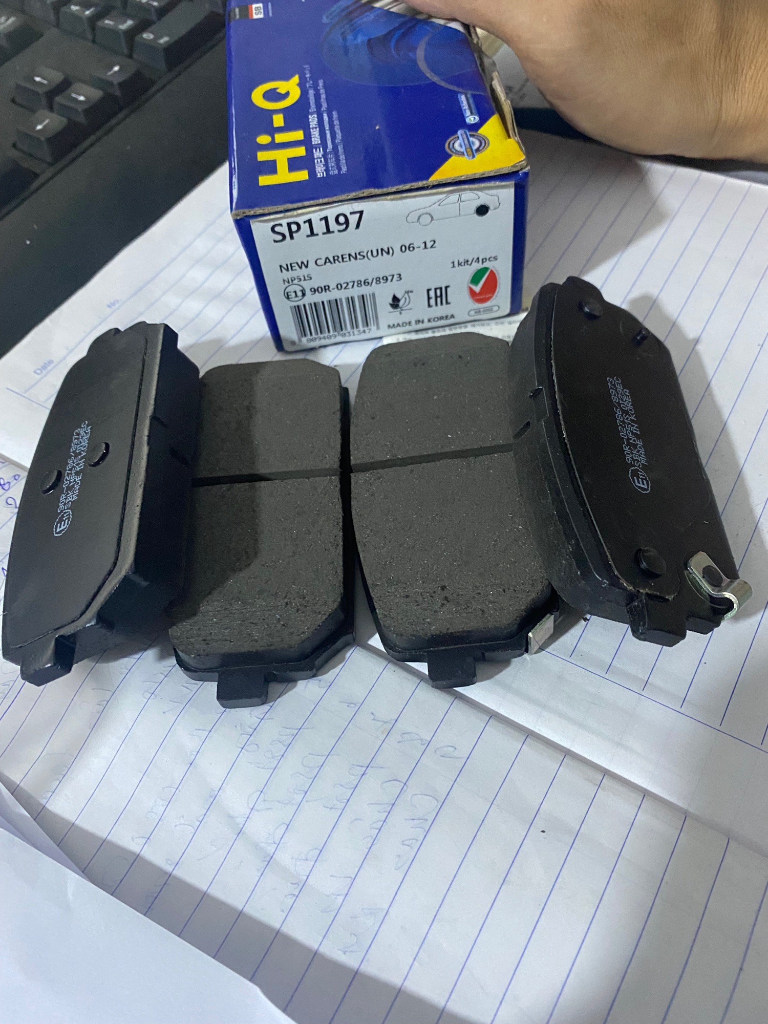 MÁ PHANH TRƯỚC KIA CAREN HÀN QUỐC