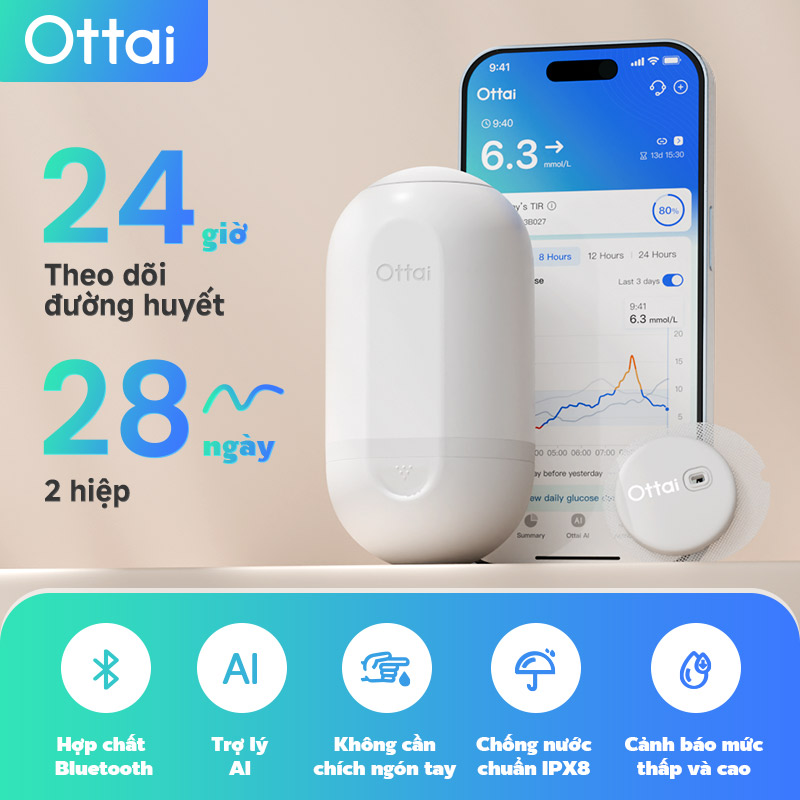 [Ottai Cgm*2 Continuous Blood Glucose Monitoring Box Full Set of Continuous Blood Glucose Monitors Without Finger Pricks,Ottai Cgm*2 Continuous Blood Glucose Monitoring Box Full Set of Continuous Blood Glucose Monitors Without Finger Pricks Blood Glucose 