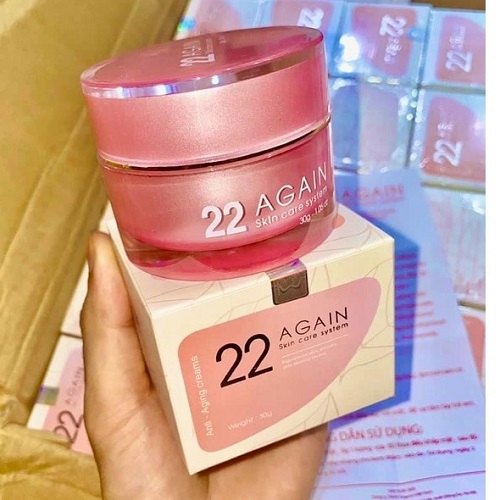 Kem Chống Lão Hóa 22 Again - Hỗ trợ làm chậm và ngăn ngừa hiệu quả hiện tượng lão hóa cho da