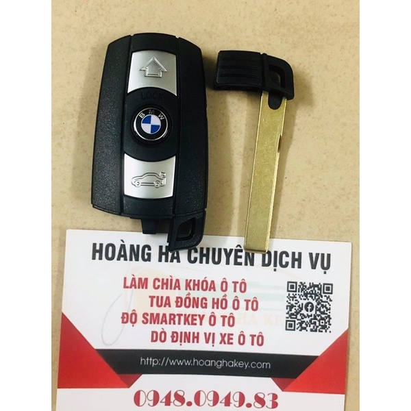 Vỏ gập chìa khoá bmw sẵn phôi chìa