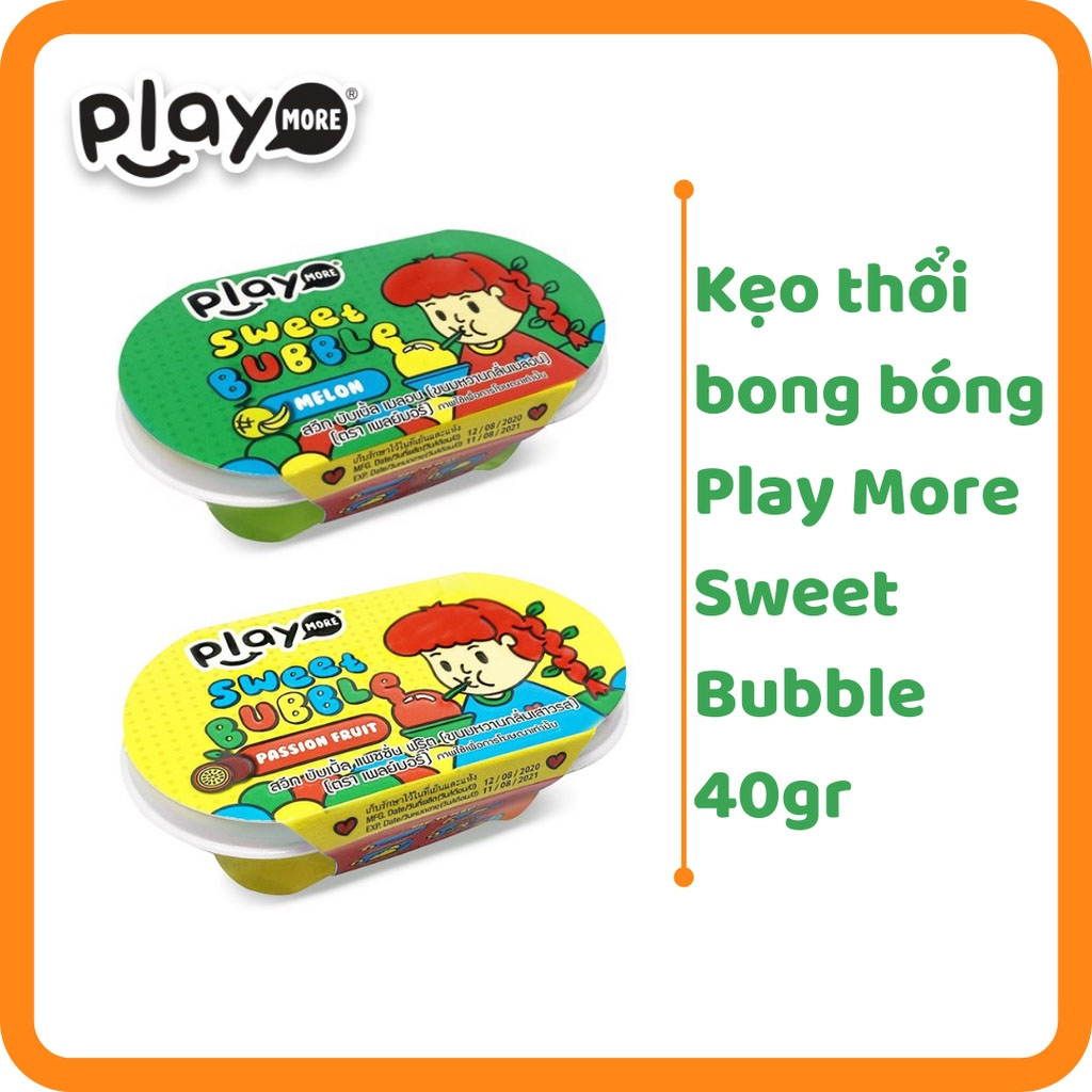Combo 2 cái hoặc 1 kẹo thổi bong bóng playmore 40g/cái