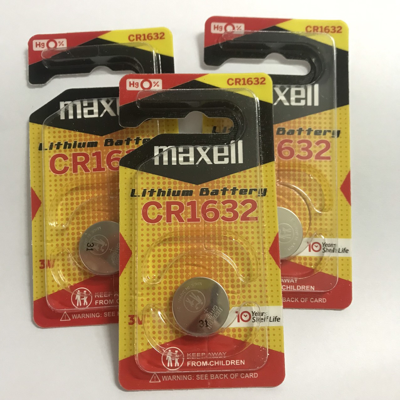 Vỉ 1 Viên Pin MAXELL 3V CR1632 Lithium chất lượng cao, nhập khẩu Nhật dùng cho Smarkey, Cmos, điều khiển Ô tô, xe máy, Máy tính