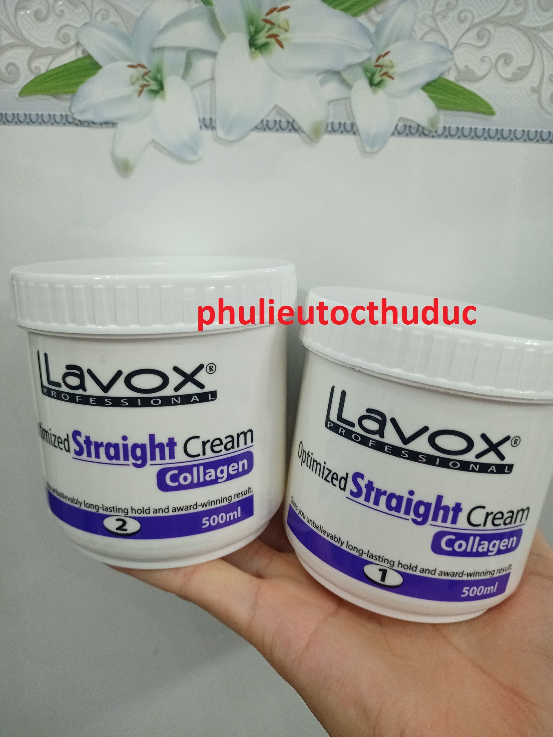 Duỗi tóc Lavox tím 500ml