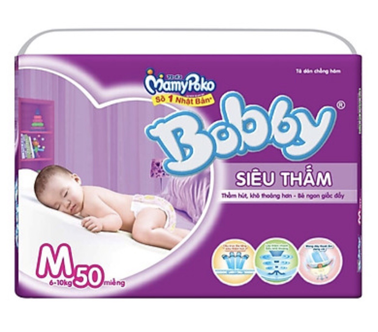 Tả dán bobby size M50