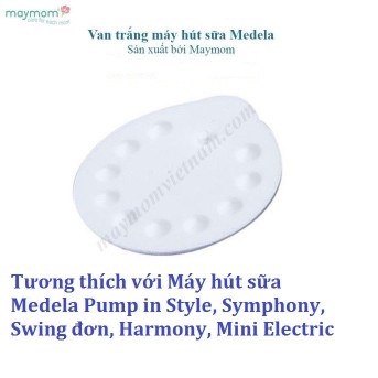 Van trắng Maymom dùng cho máy hút sữa Medela