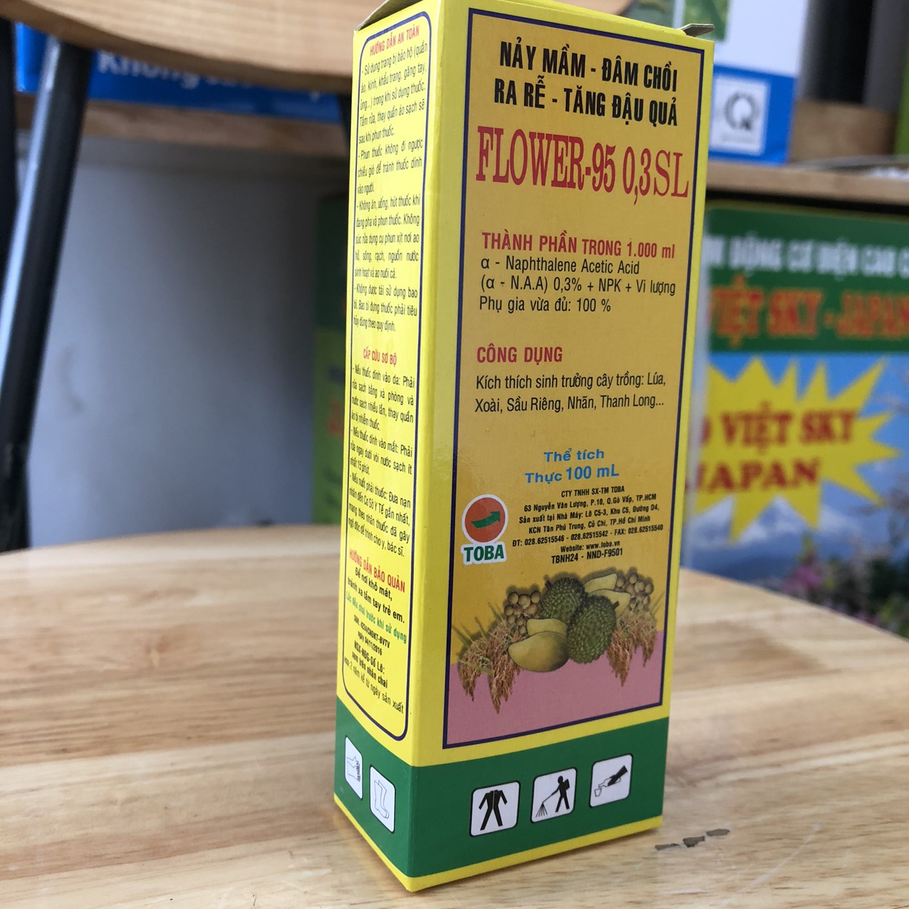 FLOWER - 95 0,3SL THUỐC ĐIỀU HÒA SINH TRƯỞNG GIÚP KÍCH THÍCH RA HOA, ĐẬU QUẢ, NẢY MẦM, ĐÂM CHỒI, RA RỄ