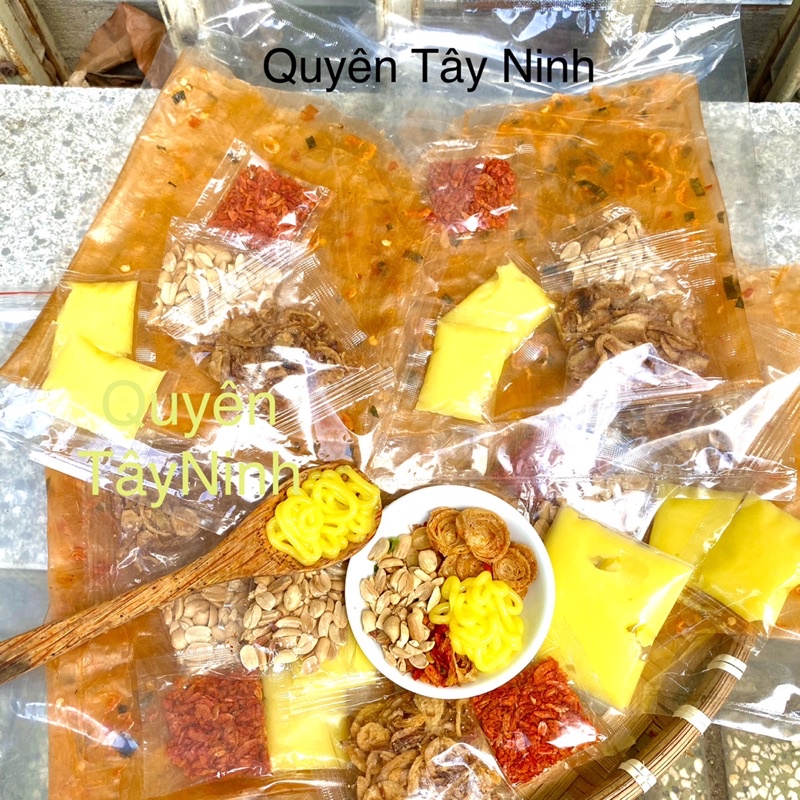| bánh tráng bơ dẻo tôm