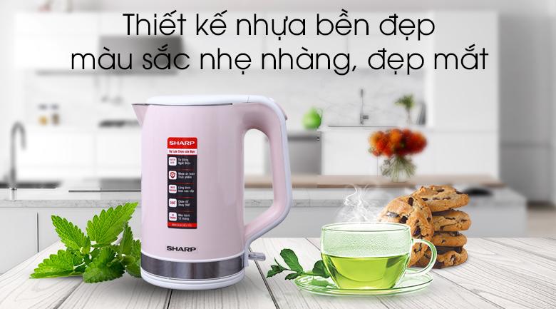 Bình siêu tốc sharp 1.8 lít ekj-18vp-pk