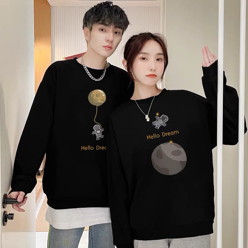 ÁO ĐÔI SWEATER HELLO DREAM NAM NỮ ĐẦY CÁ TÍNH