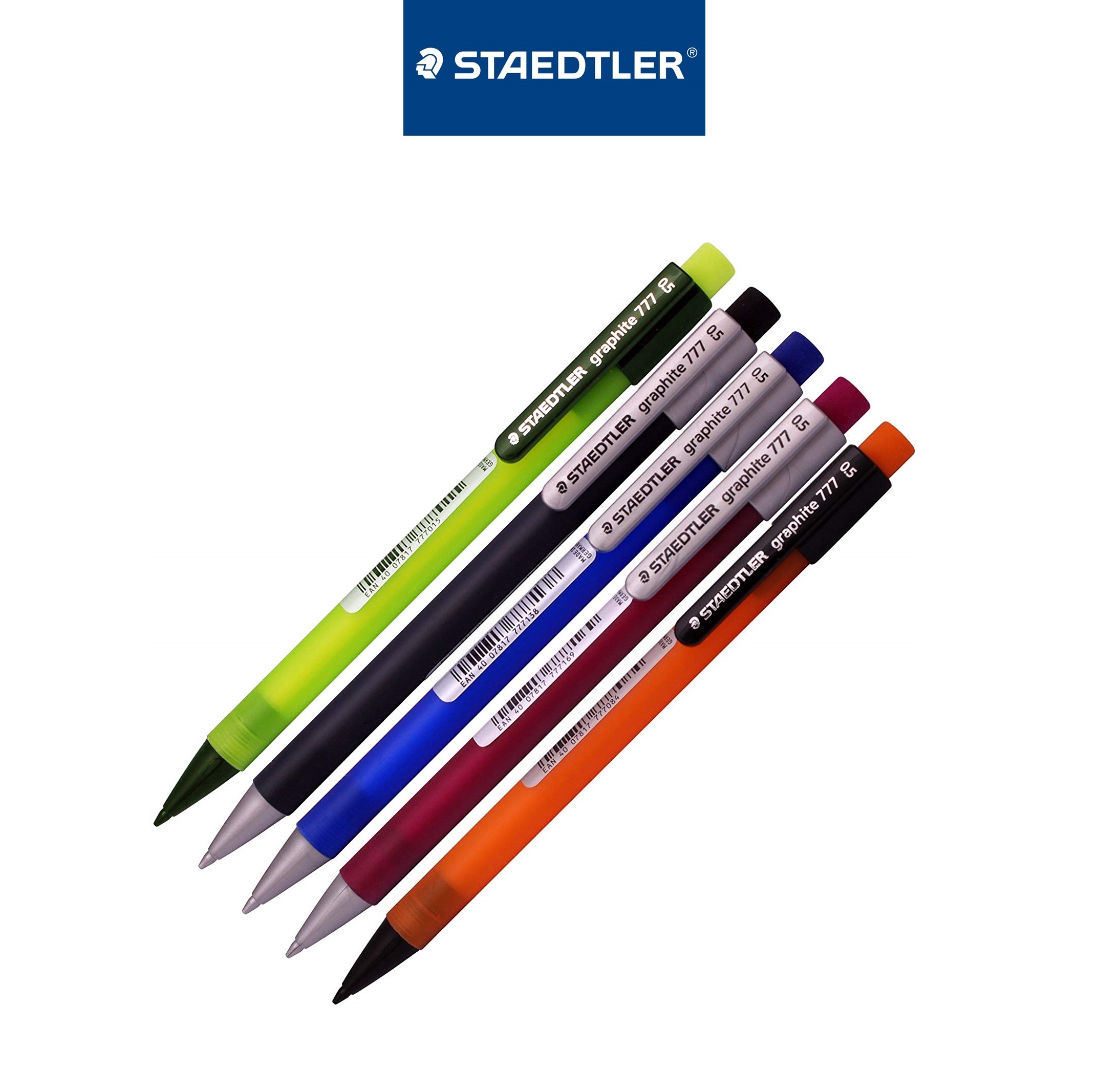 Bút chì kim STAEDTLER 777 gồm 2 cỡ nét 0.5mm/0.7mm có (5 màu thân)