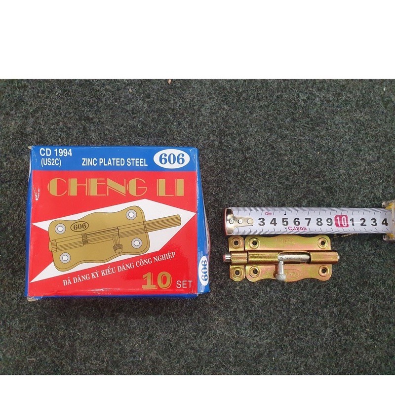 Chốt cửa ngang chengli 606 - dài 100mm