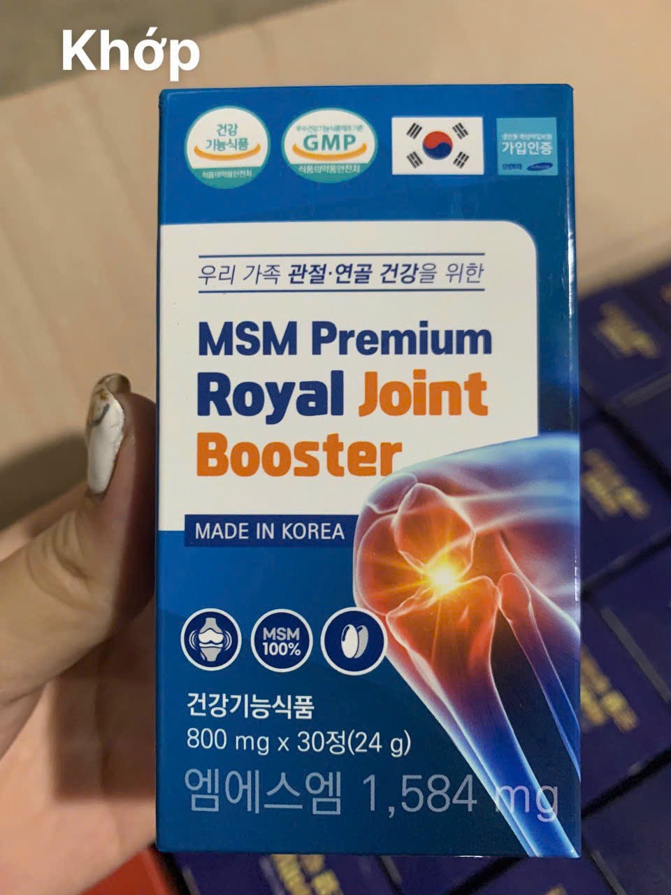 Bổ khớp msm premium royal joint booster hàn quốc hộp 30 viên