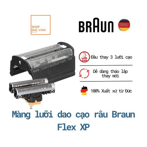 Shaver Foil & Cutter Head Replacement for Braun Flex XP and Flex XP II