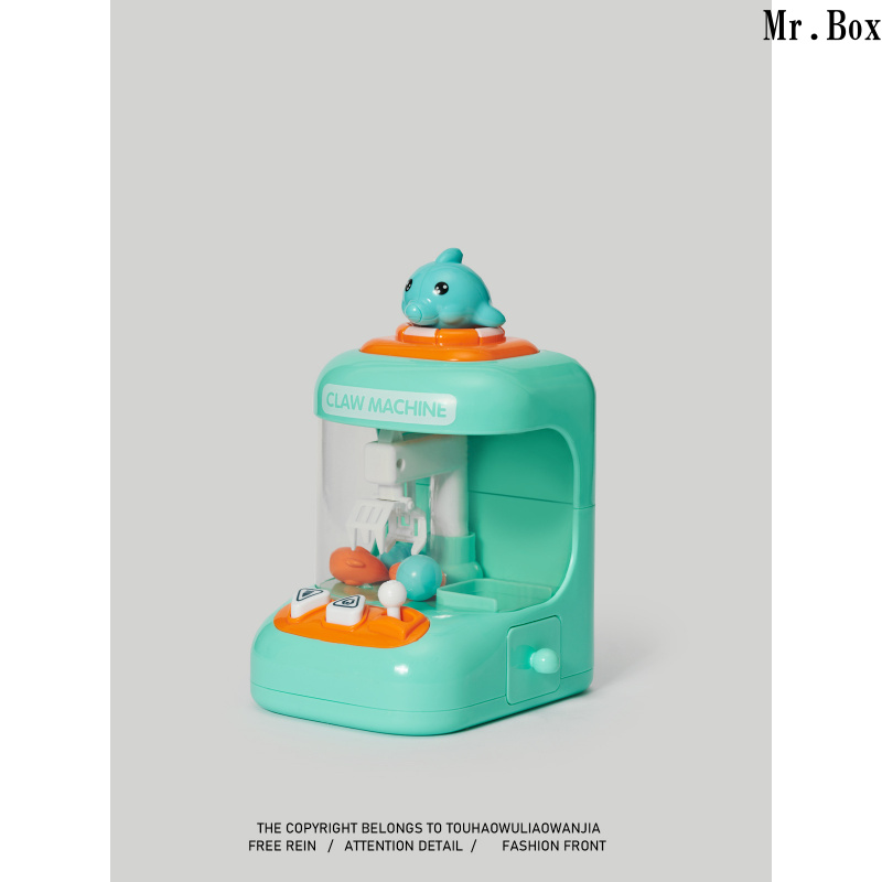 [Hot] Top Choice Home &Ldquo; Bored, playing games with dolphins &Rdquo; Children'sBall Grabber Machine Cute Capsule Toy Machine Gift
