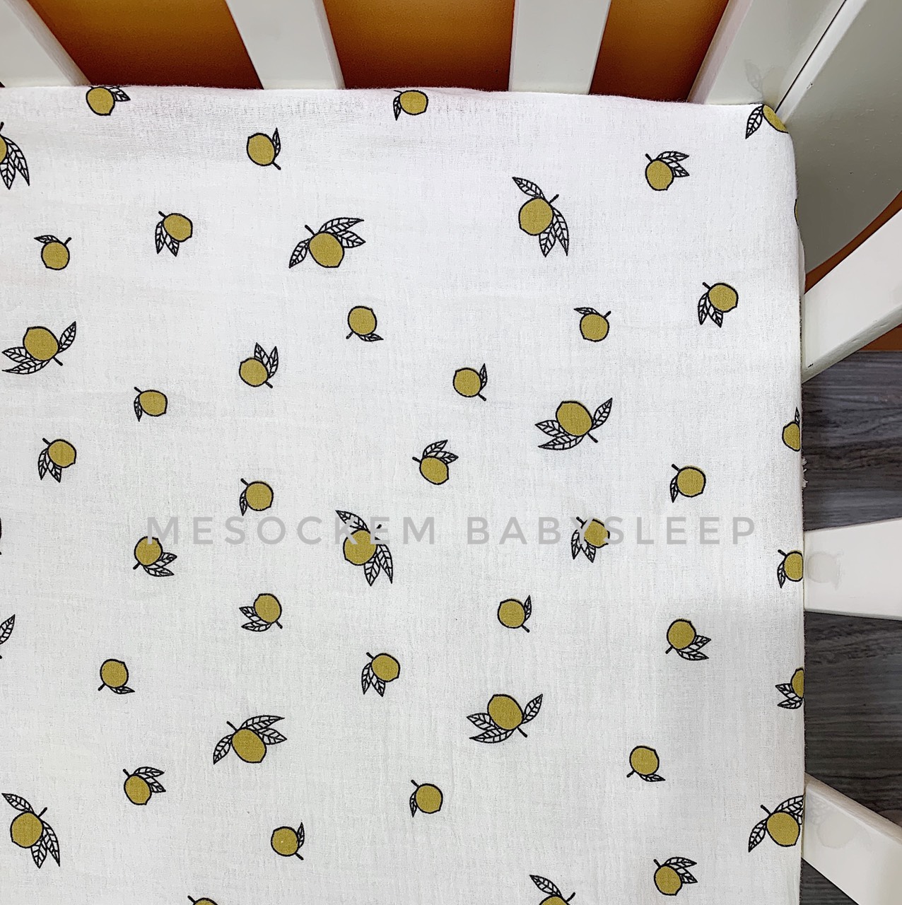 Drap cũi cho bé vải xô muslin