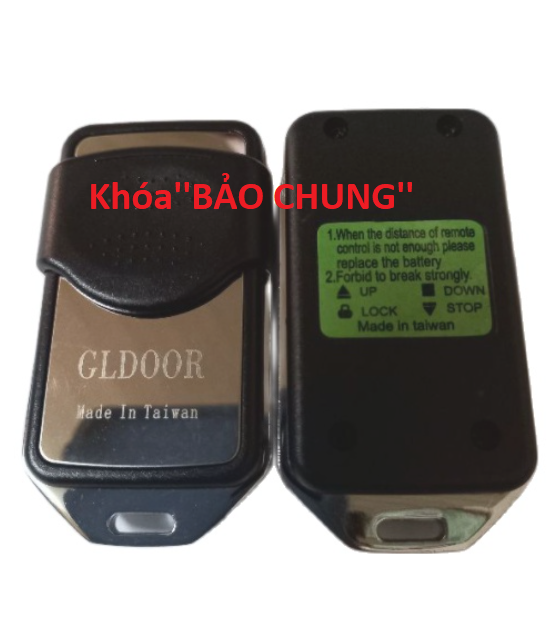 điều khiển cửa cuốn 8 mã gạt sóng 433mhz inox