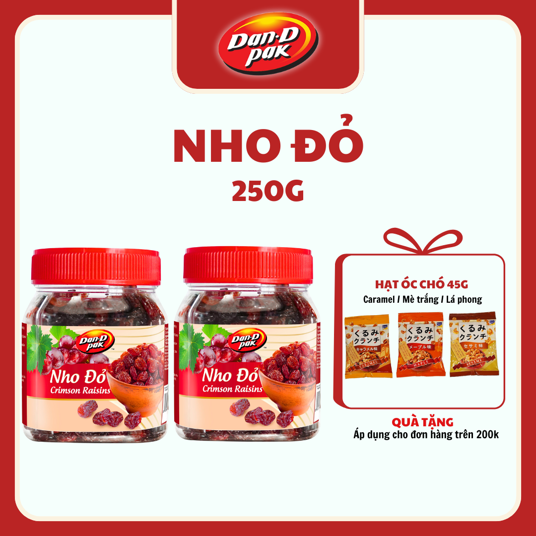 Nho đỏ 250g dan d pak