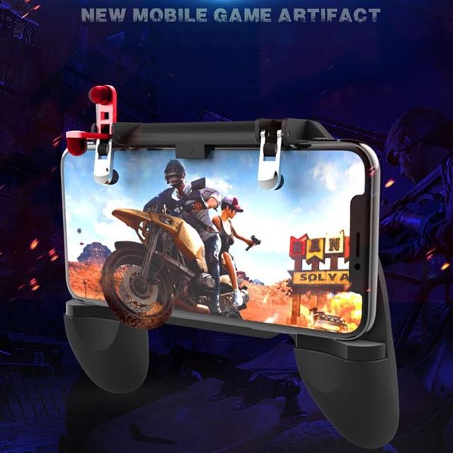 Tay cầm pubg, tay cầm chơi game,Tay Cầm Game Nút Chơi Game W11 Có Nút Bắn Cho Điện Thoại Pubg, Ros, Free Fire Controller